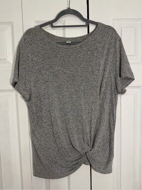 Old Navy - Gray Short Sleeve Blouse - XL